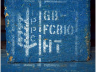 Heat treated wood displaying the ISPM 15 mark